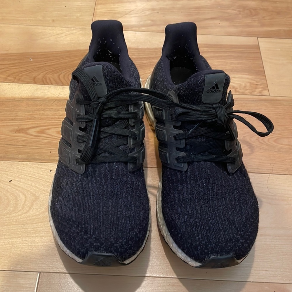 Black adidas ultra boost - very used!